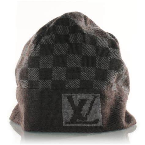 bonnet louis vuitton noir|Louis Vuitton wool hat.